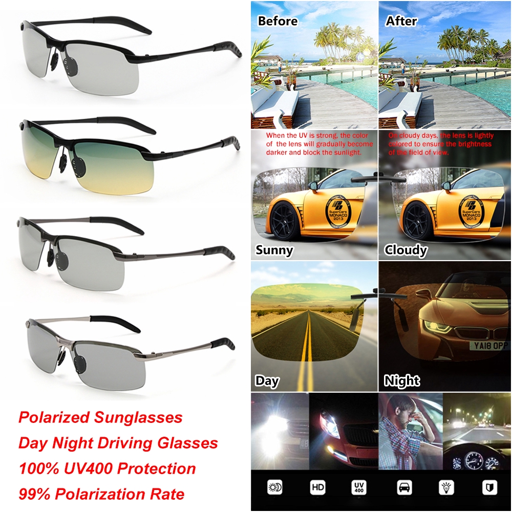 Kính mát phân cực chống tia  Uv400 tiện dụng chất lượng cao