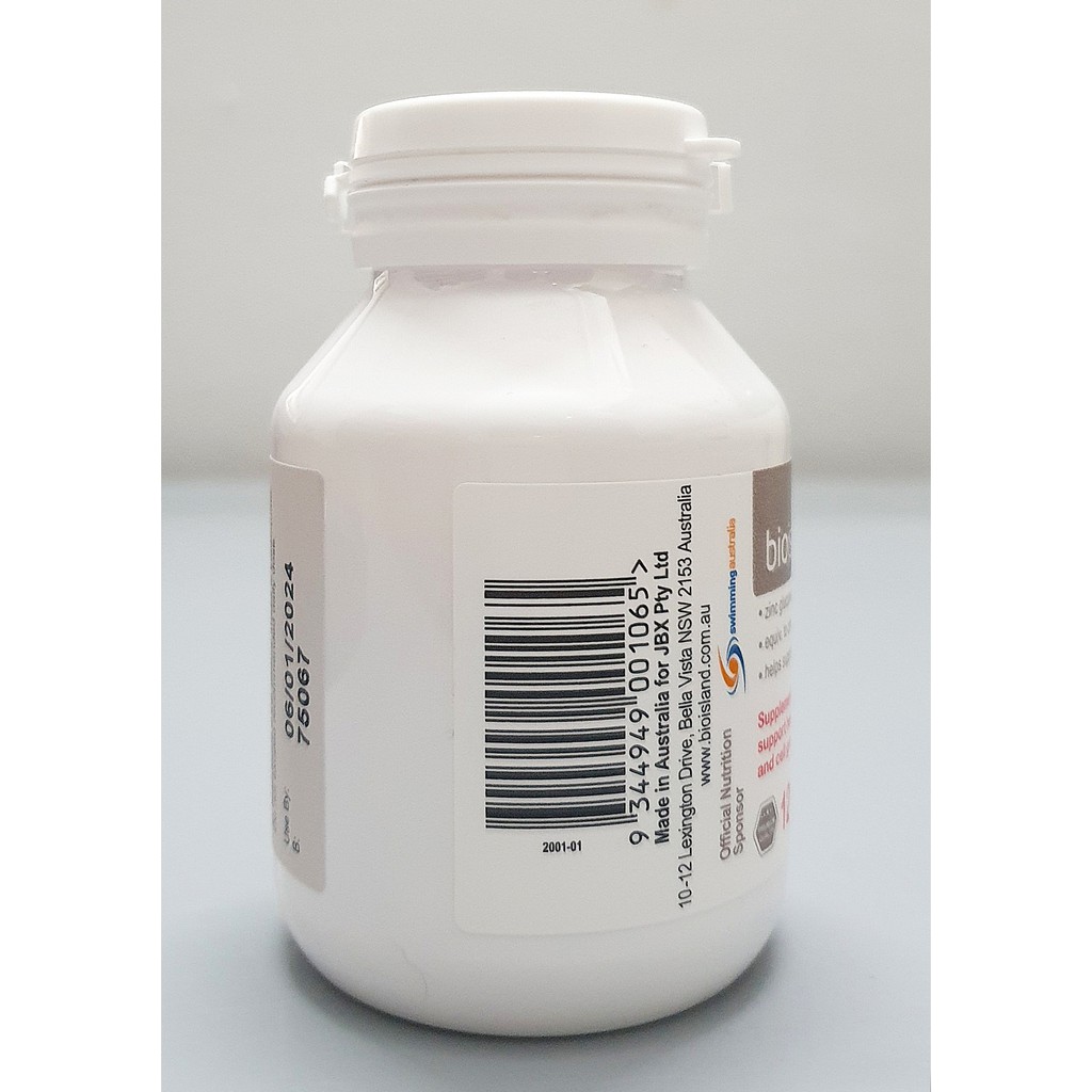 Viên Kẹo Uống Bổ Sung Kẽm Cho Trẻ Bio Island ZinC chai 120 Viên Của Úc