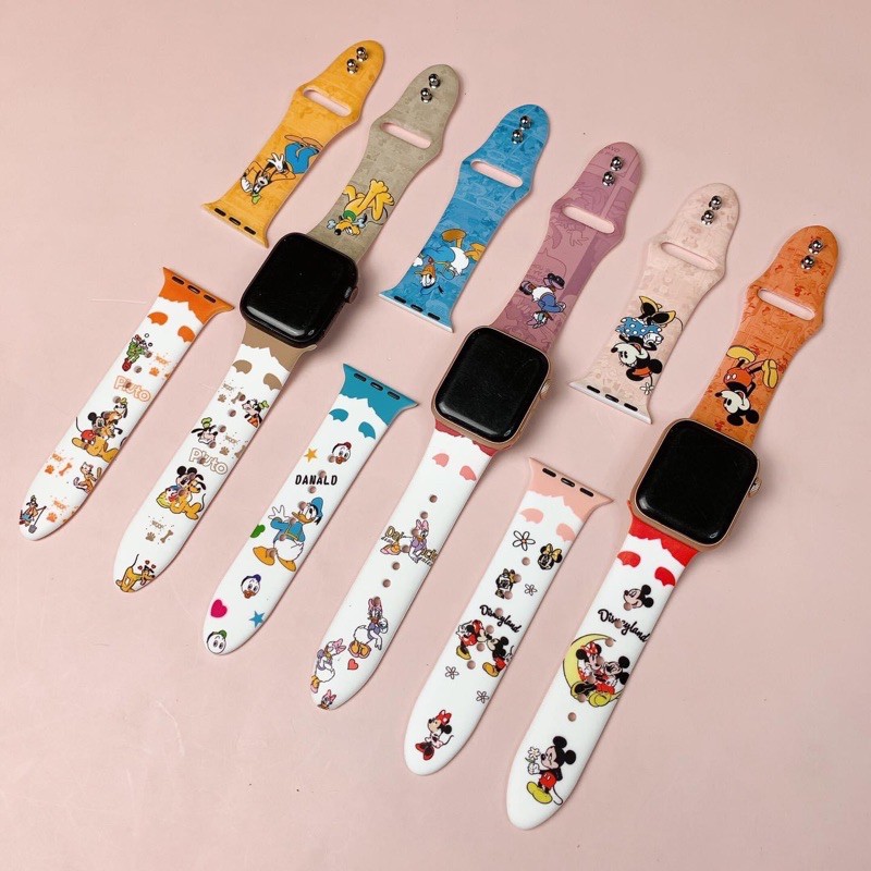 [FULL BOX] Dây SILICON Disney cho Apple Watch series 7/6/5/4/3/2/1