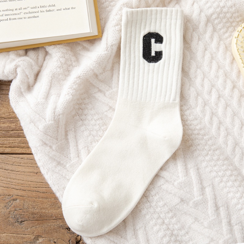 Vớ cotton Cổ Cao Màu Sắc Thời Trang Thu Đông Chất Lượng Cao Cho Nữ