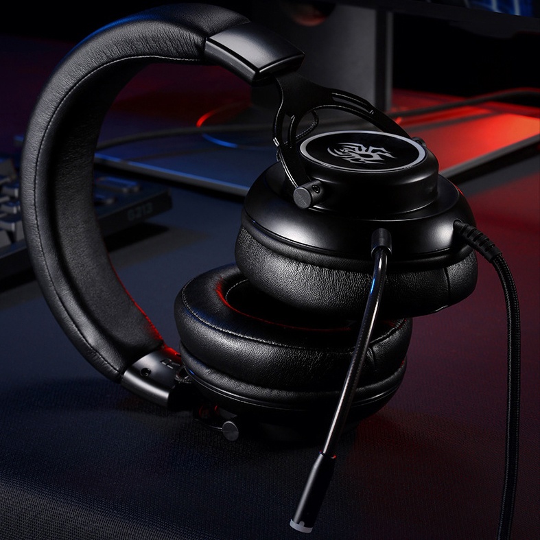 Tai Nghe Chụp Tai, Tai Nghe Nhạc Có dây chơi GAME G60 Âm Thanh 7.1| LED Nổi Bật Siêu Phẩm Cho Máy Tính PC - LAPTOP