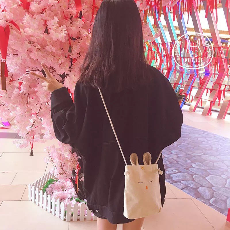 Túi Đeo Chéo Mini Hình Tai Thỏ