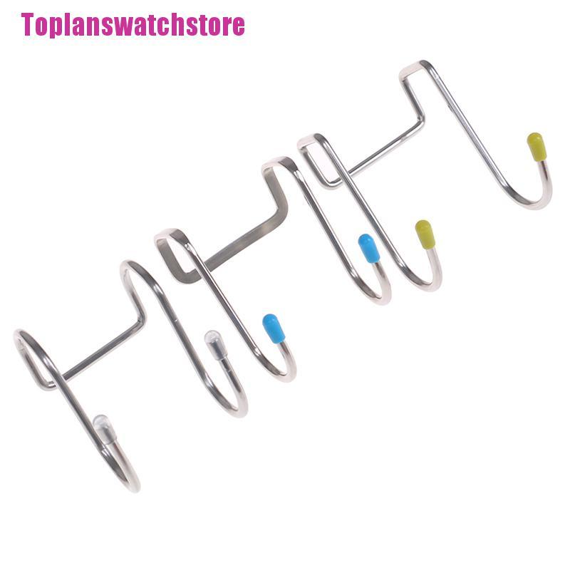 Móc Treo Đồ Hình Chữ S Bằng Thép Không Gỉ Tiện Dụng Cho Nhà Bếp / Phòng Tắm