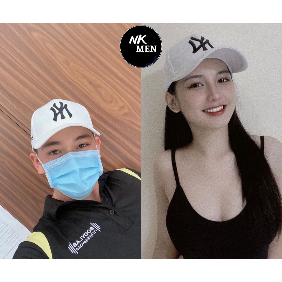 Mũ lưỡi trai ❤️ Nón kết thêu chữ NK MEN phong cách Ulzzang form unisex nam nữ