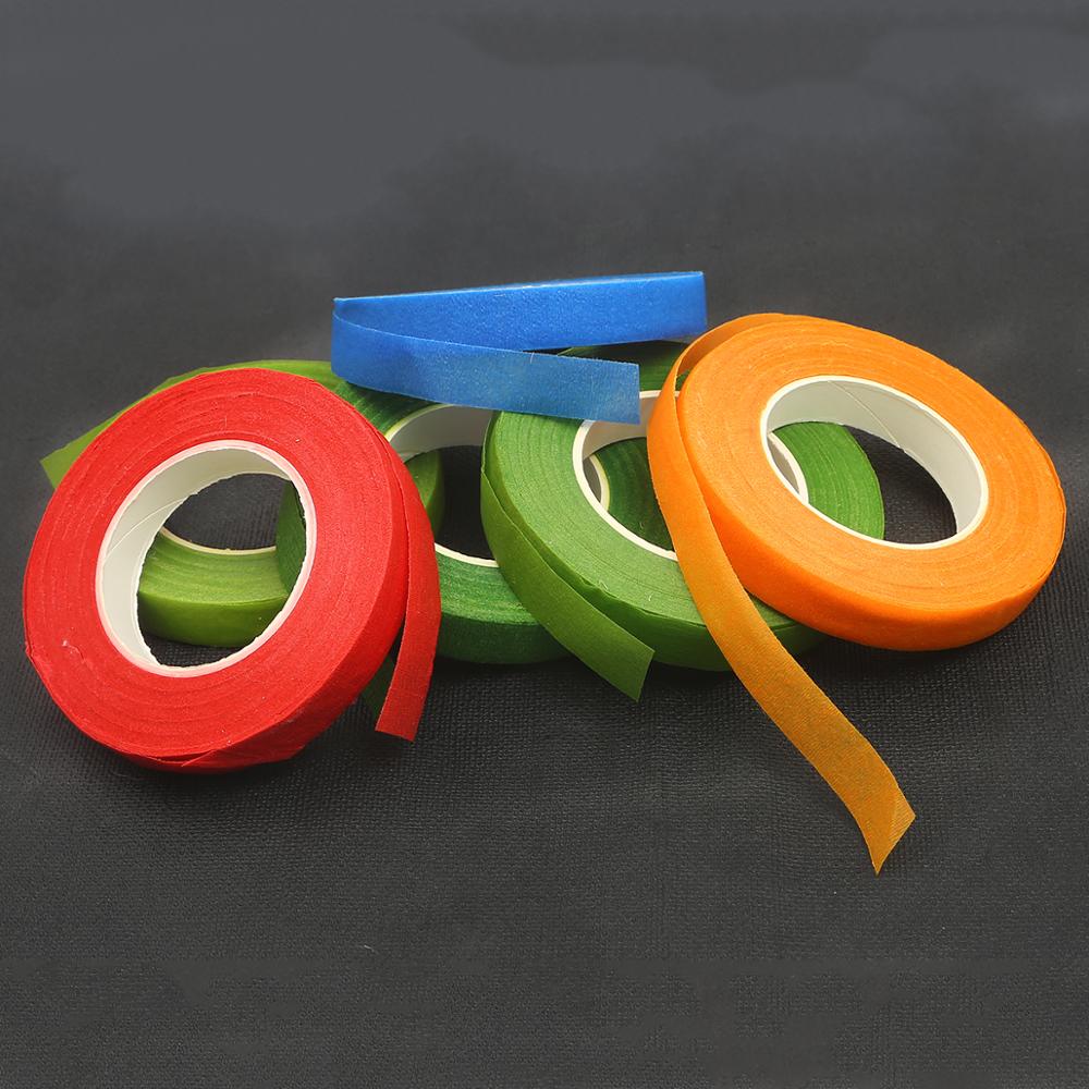 Cuộn Băng Keo Giấy Tự Dính 30Yards / roll 12mm Dùng Quấn Hoa Trang Trí DIY