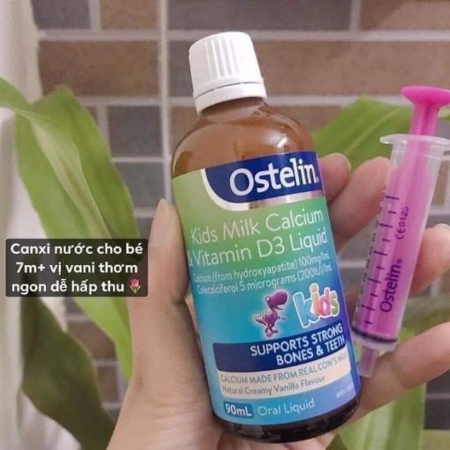 Canxi sữa Ostelin&D3 lỏng