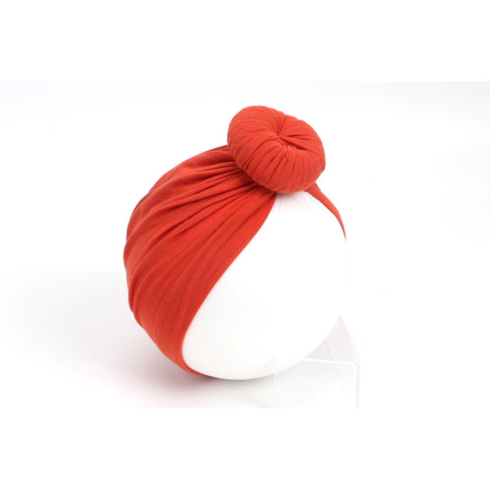Nón turban kiểu nút thắt trùm đầu giữ ấm cho bé