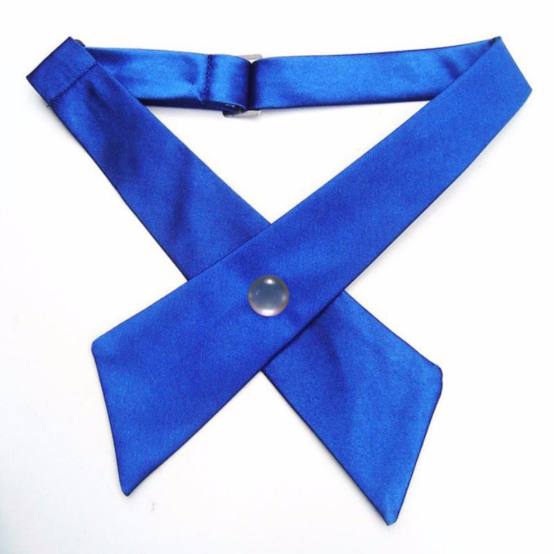 Cà vạt chéo nhiều màu tùy chọn cho đồng phục đi học của nam và nữ