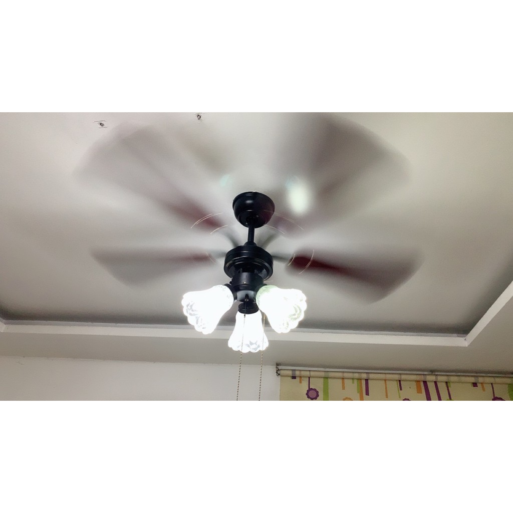 Đèn quạt trần cổ điển Châu Âu  2CDCA42B3