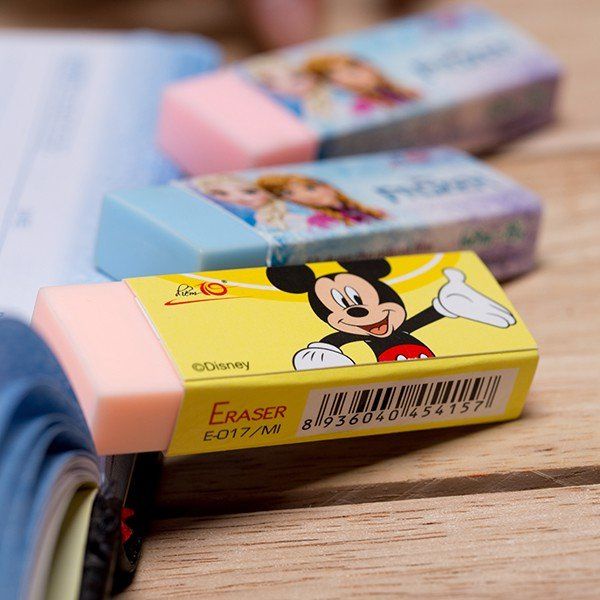 Gôm tẩy xóa chì Thiên Long Disney E-017 Mickey và Elsa