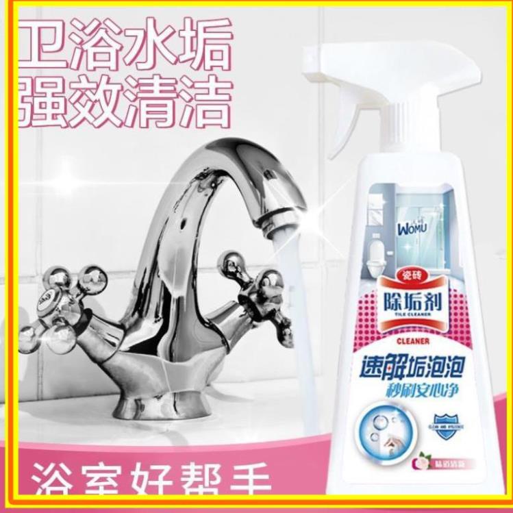 Siêu Tẩy Rửa Đa Năng Womu 500ML Vệ Sinh Vách Kính ,Vòi Inox ,Bồn Cầu ,Toilet Bóng Đẹp