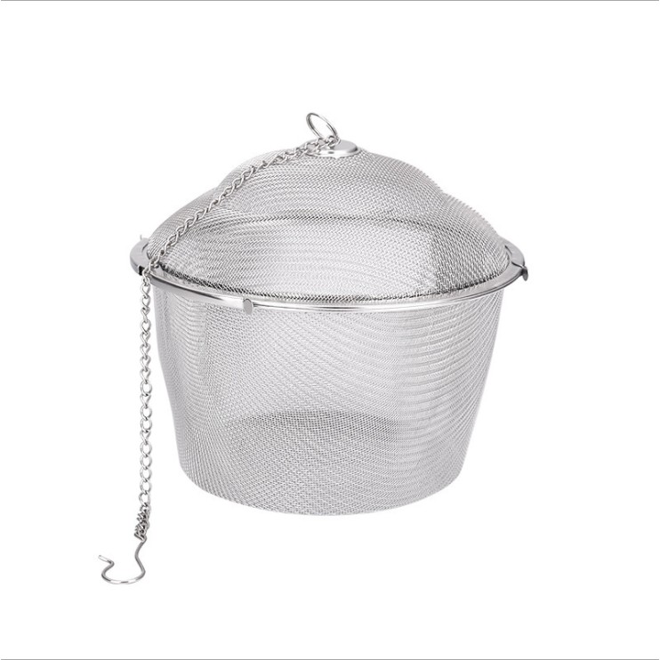 Lọc inox hình trụ lưới cao cấp 304, nhiều kích thước, có dây treo - VUA BAO BÌ