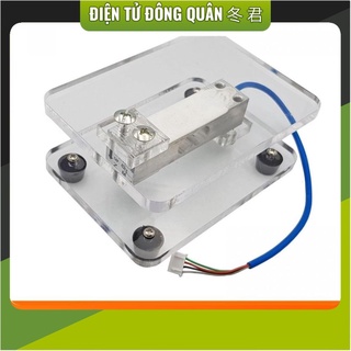 Bộ cảm biến cân nặng loadcell + khung bàn cân mica 40kg - 180kg