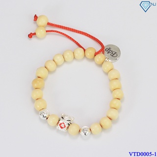 Vòng tay dâu tằm cho bé tuổi hổ khắc tên theo yêu cầu VTD0005 Trang Sức TNJ