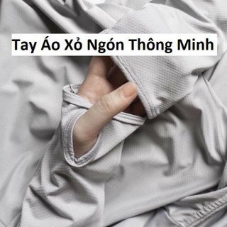 Sỉ/Lẻ - Áo Chống Nắng Nam Thông Hơi, Áo Nắng Nam Vải Kim Cương Chống Tia UV Có Mũ Trùm S2 SPORT