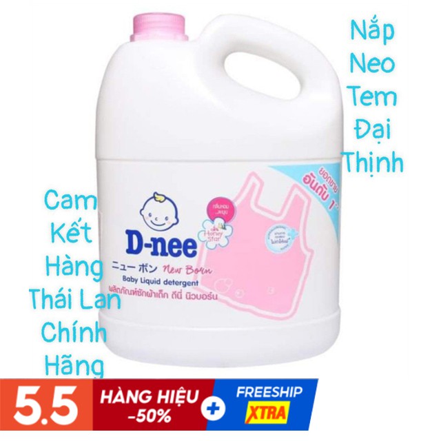 [ TP. HCM ] Nước giặt Dnee Thái Lan 3000ml chính hãng Có đủ màu