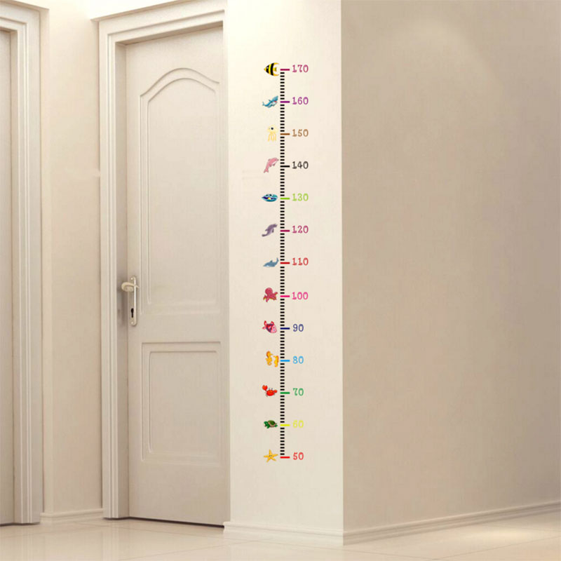 Thước dán tường đo chiều cao cỡ 50-170cm/ 20-200cm