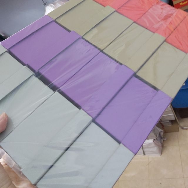 Combo 10 hộp vuông đủ màu size 9x9 cao 6cm