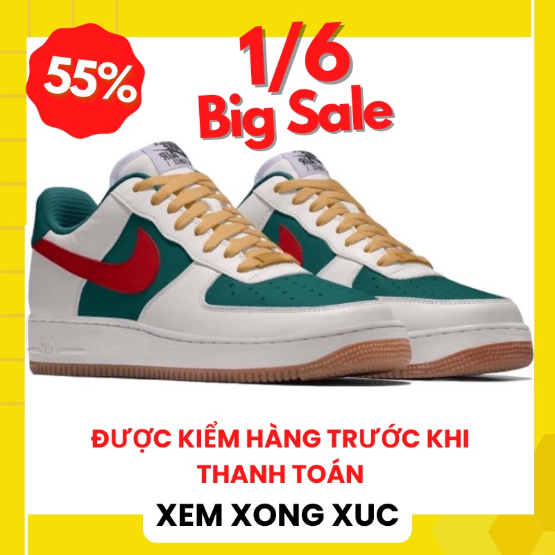 Giày_Nike Gucci Nam Nữ, Giày AF1 GC Hàng Cao Cấp Nhất Full Box Bill