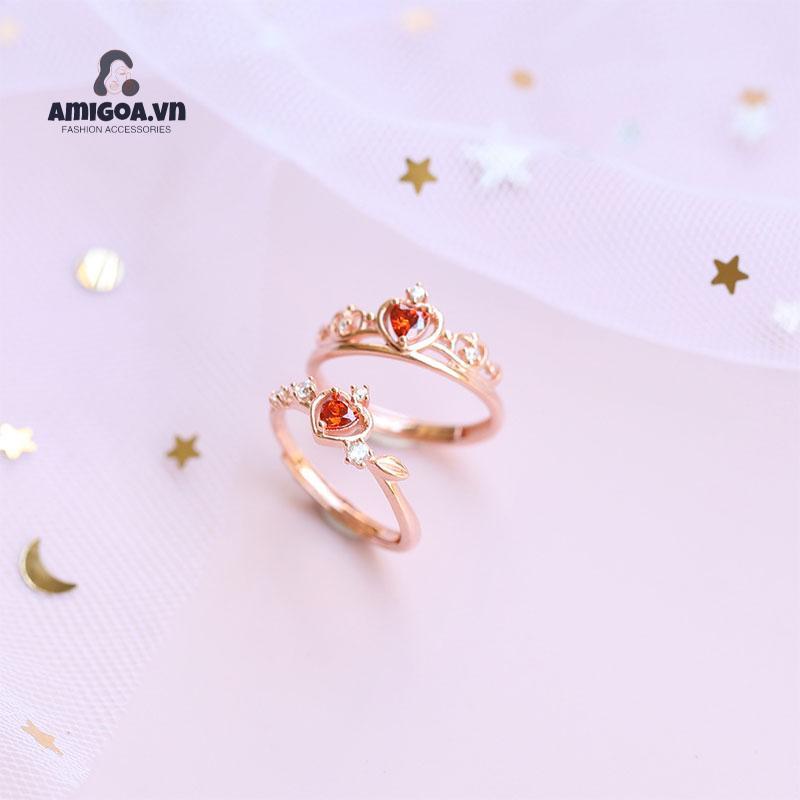 Bộ Nhẫn Công Chúa Disney Với Thiết Kế Độc Đáo