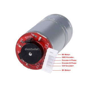 Gear Motor Encoder 100RPM GM25-370