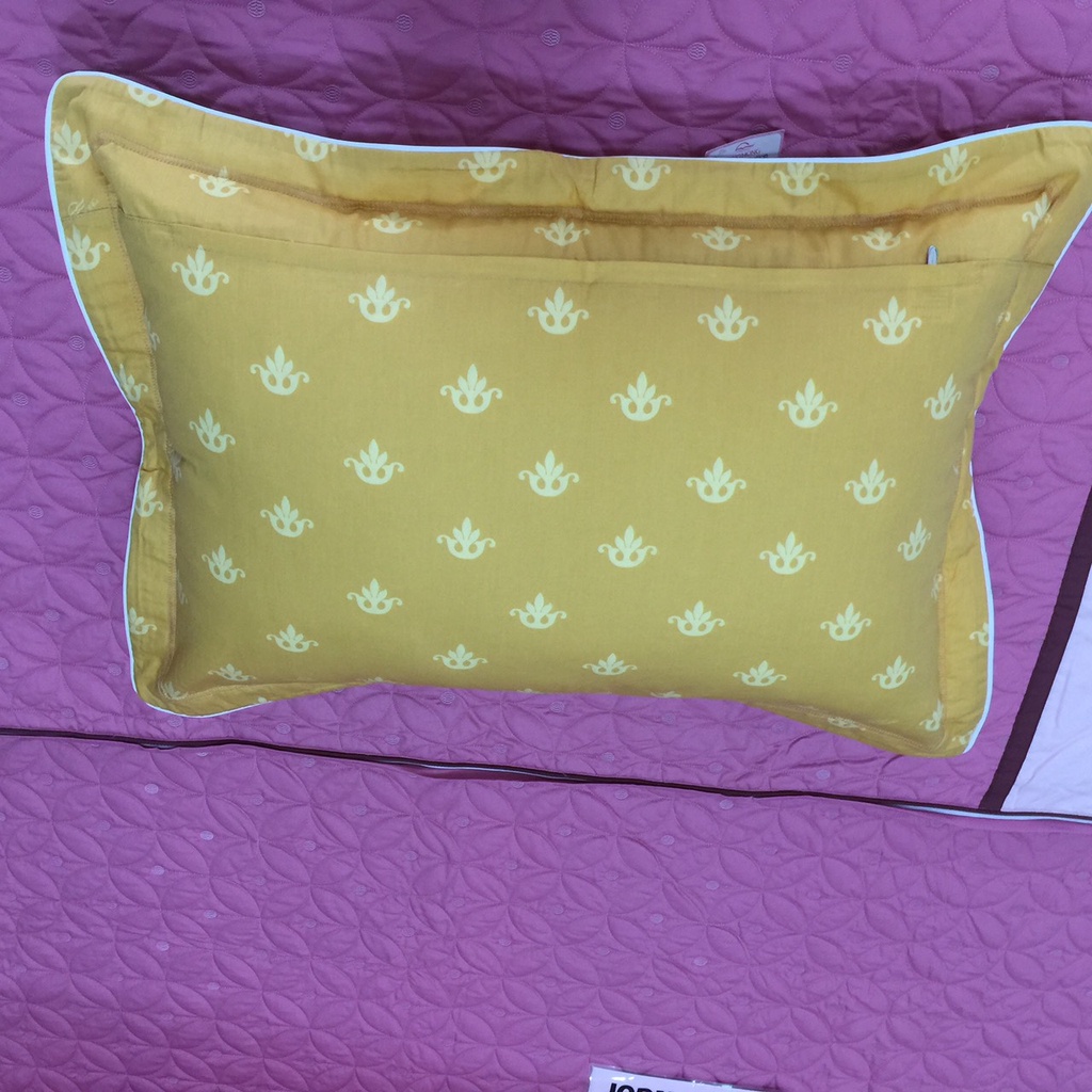Vỏ gối đơn cotton 45*65 SÔNG HỒNG