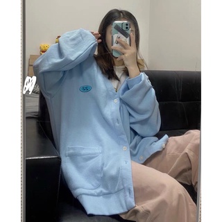[order] Áo cardigan xanh nhạt basic xinh xắn (ảnh thật ở cuối)