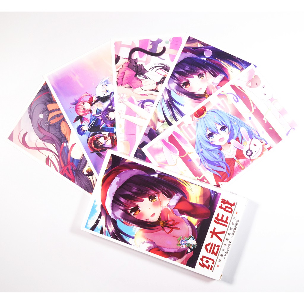 Hộp Postcard, Bưu thiếp Anime - Date a Live 15x9cm [AAM] [PGN22]