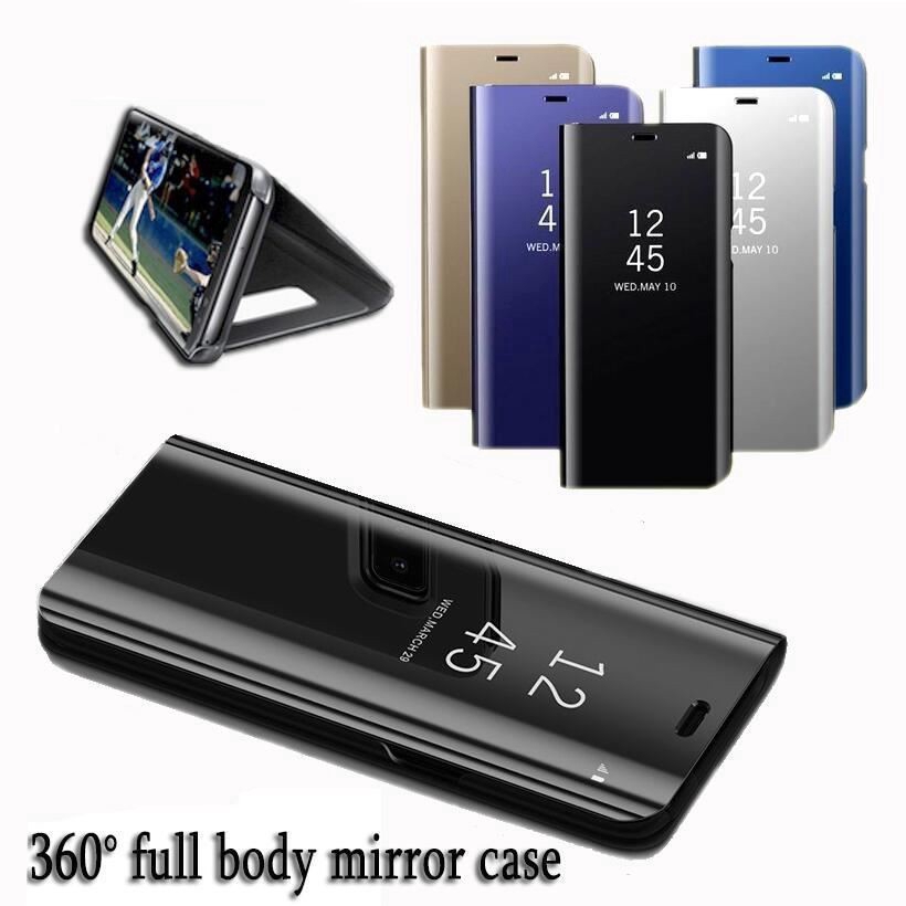 Xiaomi Mi 9 Redmi 4X Note 3 4 5 4X 5A 6A 6 cover Case Details about Clear View Mirror Smart Case