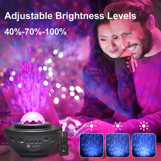 Đèn LED chiếu hình vì sao / sóng biển cho ban đêm lãng mạn đầy màu sắc