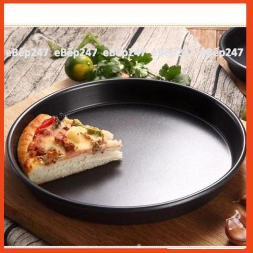 Khay nướng pizza chống dính chất liệu thép carbon cao cấp siêu bền đẹp - eBếp247