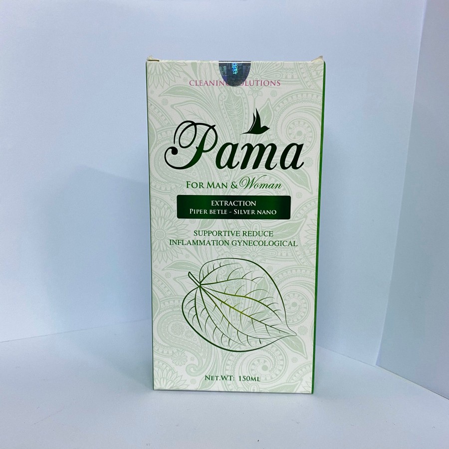 Dung dịch vệ Pama làm sạch, kháng khuẩn, ngăn mùi, hỗ trợ giảm viêm nhiễm phụ khoa – Chai 150ml