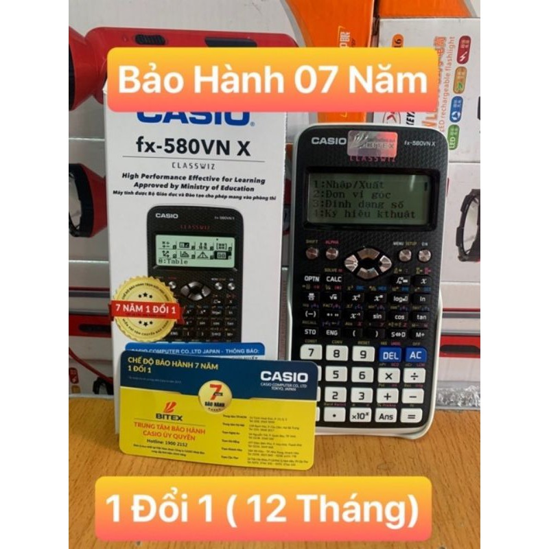 ❤️  Máy Tính Casio FX 580 VNX Hàng Chính Hãng Bảo Hành 7 Năm BITEX - Đặng Ngoan Shop