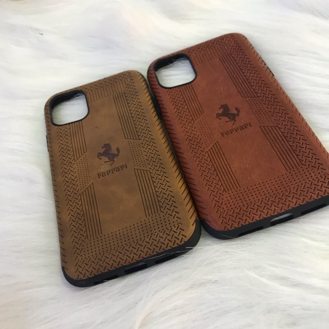 Ốp giả da Ferrari các mã ip 11/11pro/11promax/xsmax/ipx/7p/6p