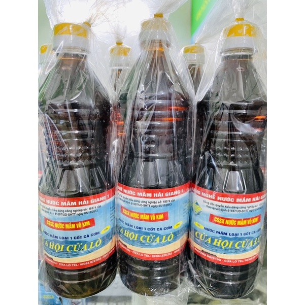 Nước mắm nấu truyền thống đặc sản Cửa Lò
