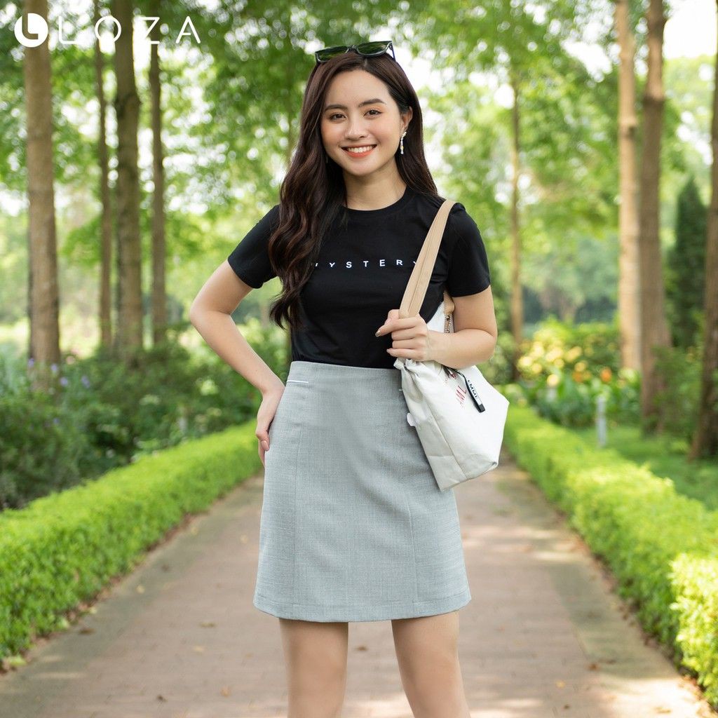 [Mã WABRLOW5 giảm 15% đơn 300K] Chân váy dáng A LOZA phối viền - PC4018 | BigBuy360 - bigbuy360.vn