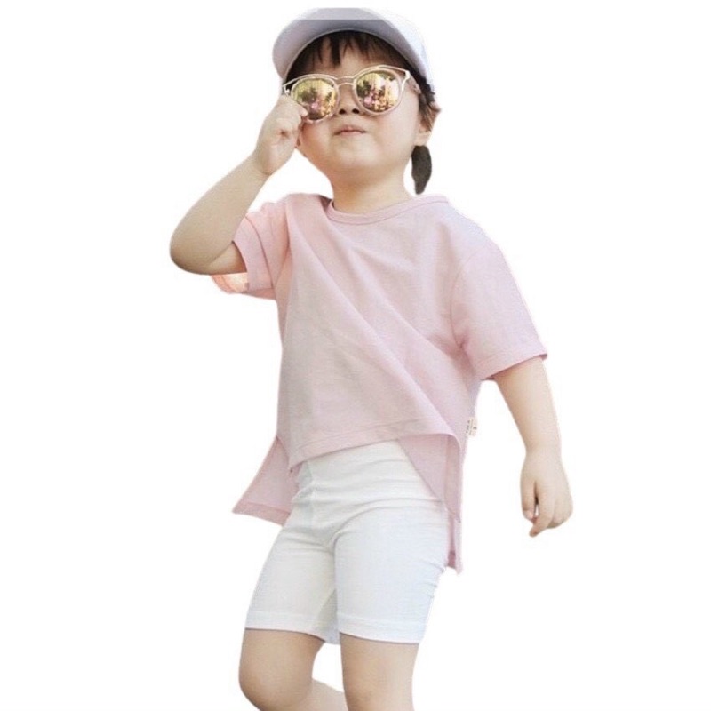 Peekaboo set 5c quần legging lỡ trơn màu