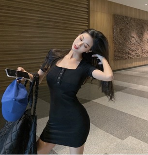 ĐẦM BODY NÚT BẤM (kèm ảnh thật)