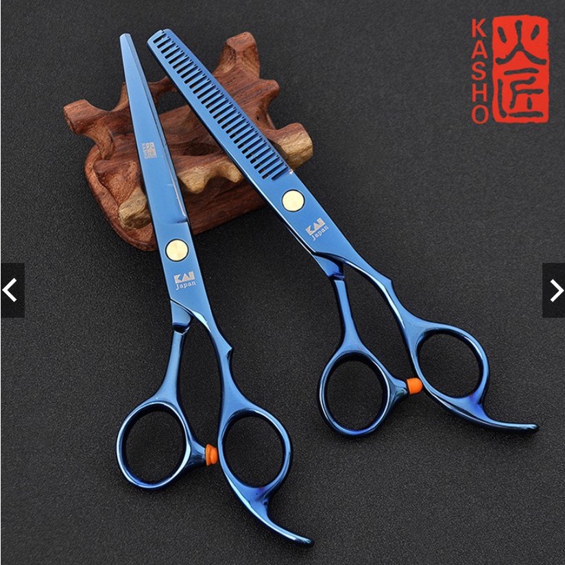 Bộ kéo cắt tóc Kasho thép Nhật sắc bén và bền bỉ