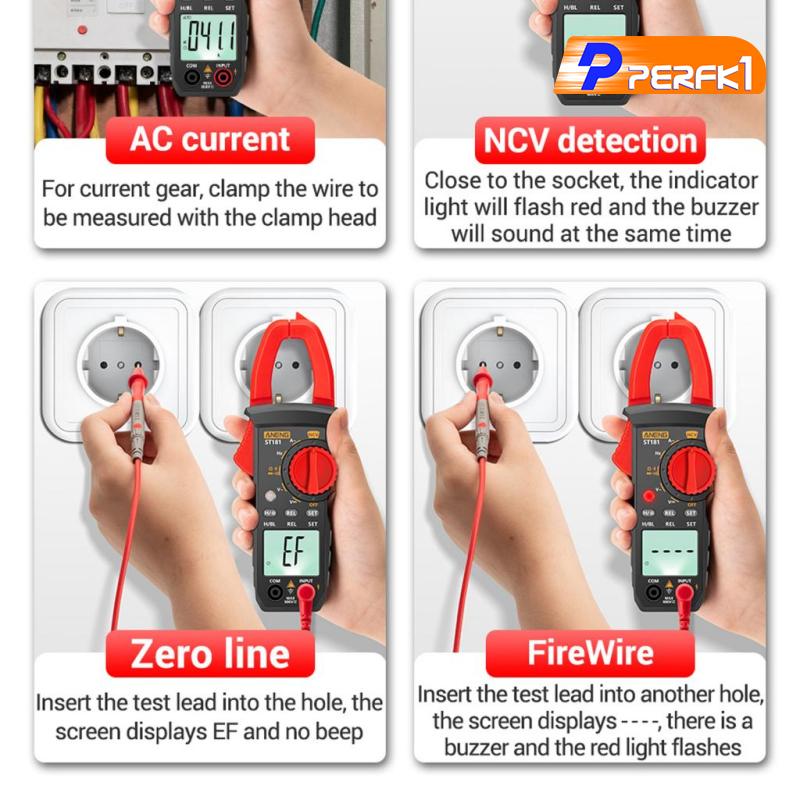 Hot-New Digital Clamp Meter DC Current Clamp-On Adapter Handheld Tester