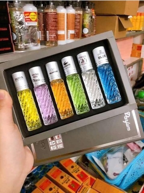 Set 6 chai nước hoa chiết Pháp 🌸BAO THƠM🌹 chai tiện dụng nhỏ xinh , thay đổi mùi hương linh hoạt | BigBuy360 - bigbuy360.vn