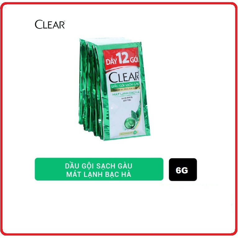 Dầu Gội Clear Dây 10 gói