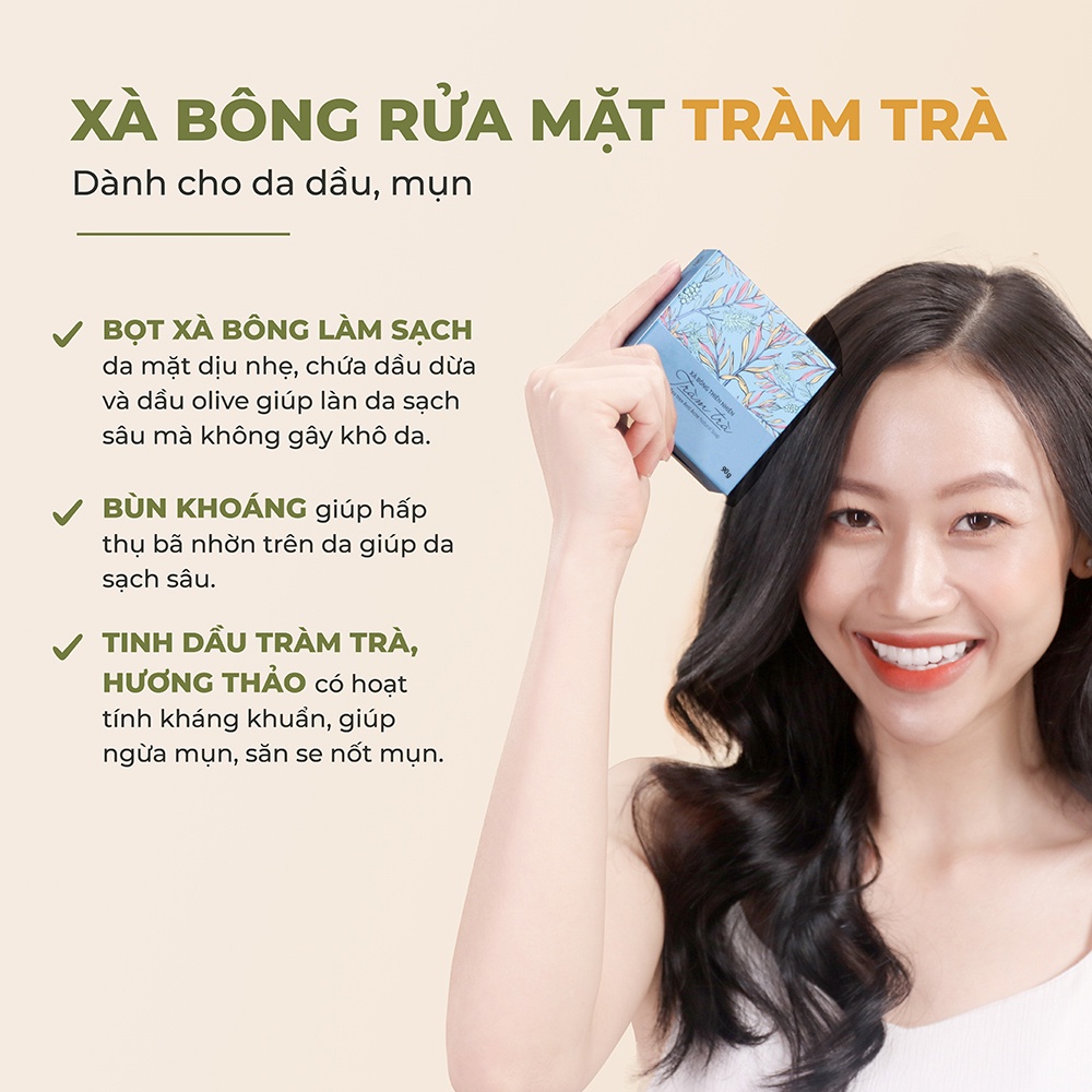 Combo Rửa Mặt 2 Bước Sạch Sâu Cỏ Mềm