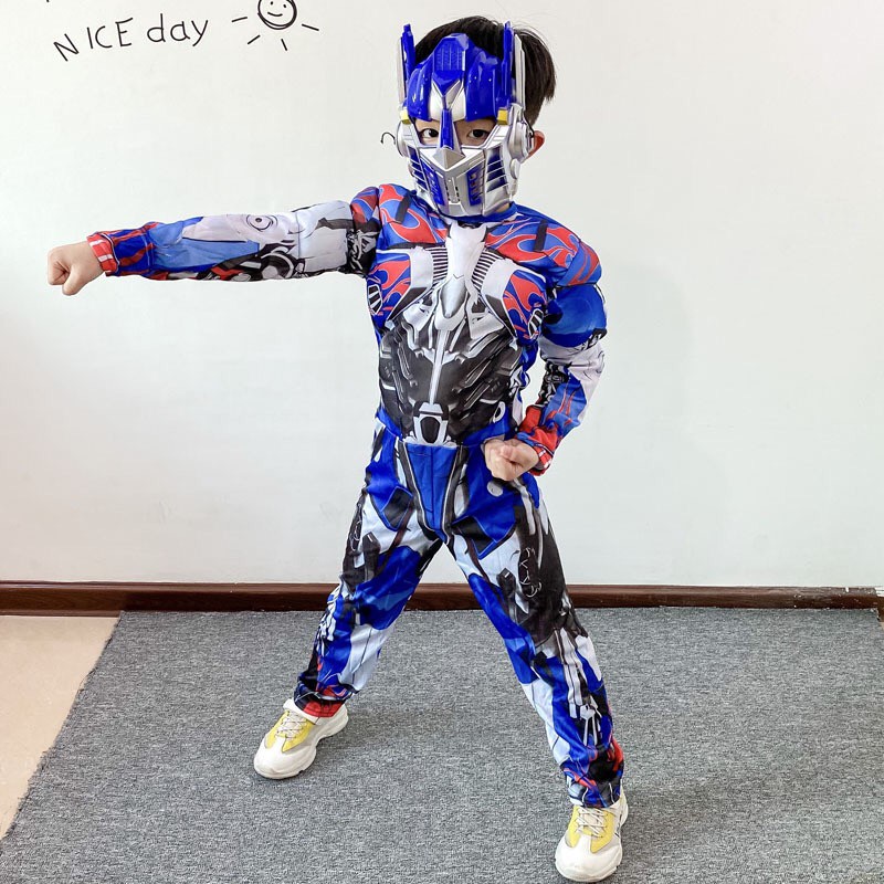 Trang phục hóa trang cosplay robot người máy xe tải biến hình cho bé trai