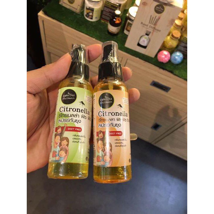 Tinh Dầu Xịt Muỗi Và Côn Trùng Phutawan Thái Lan