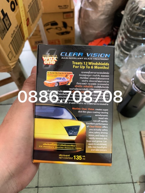 Chống bám nước trên kính Wax one 135ml