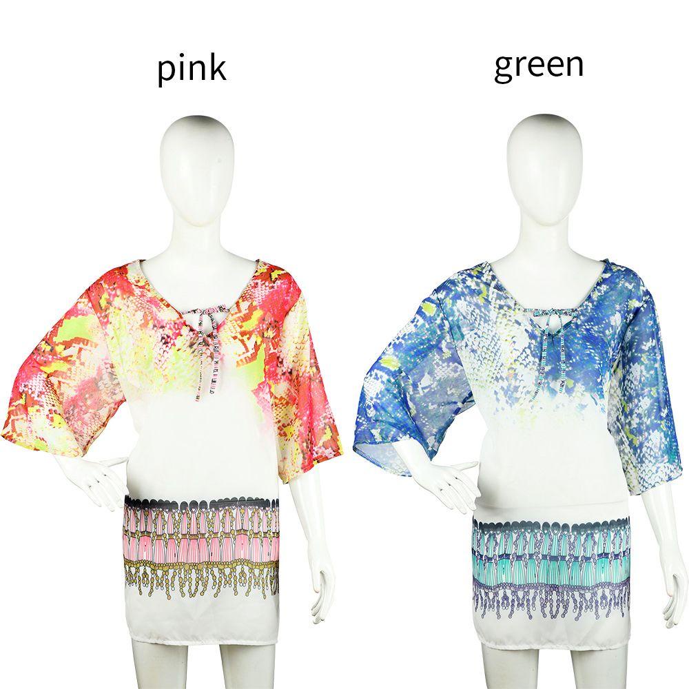 Đầm Maxi Sarong Kaftan Đi Biển Mùa Hè Heceh