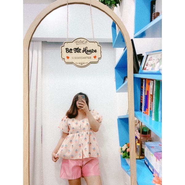 Set Babydoll trái dâu Bigsize