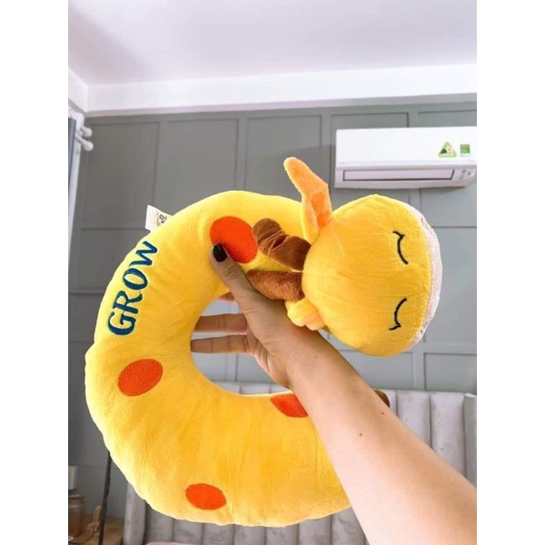 Gối cổ chữ u biến hình khủng long 2in