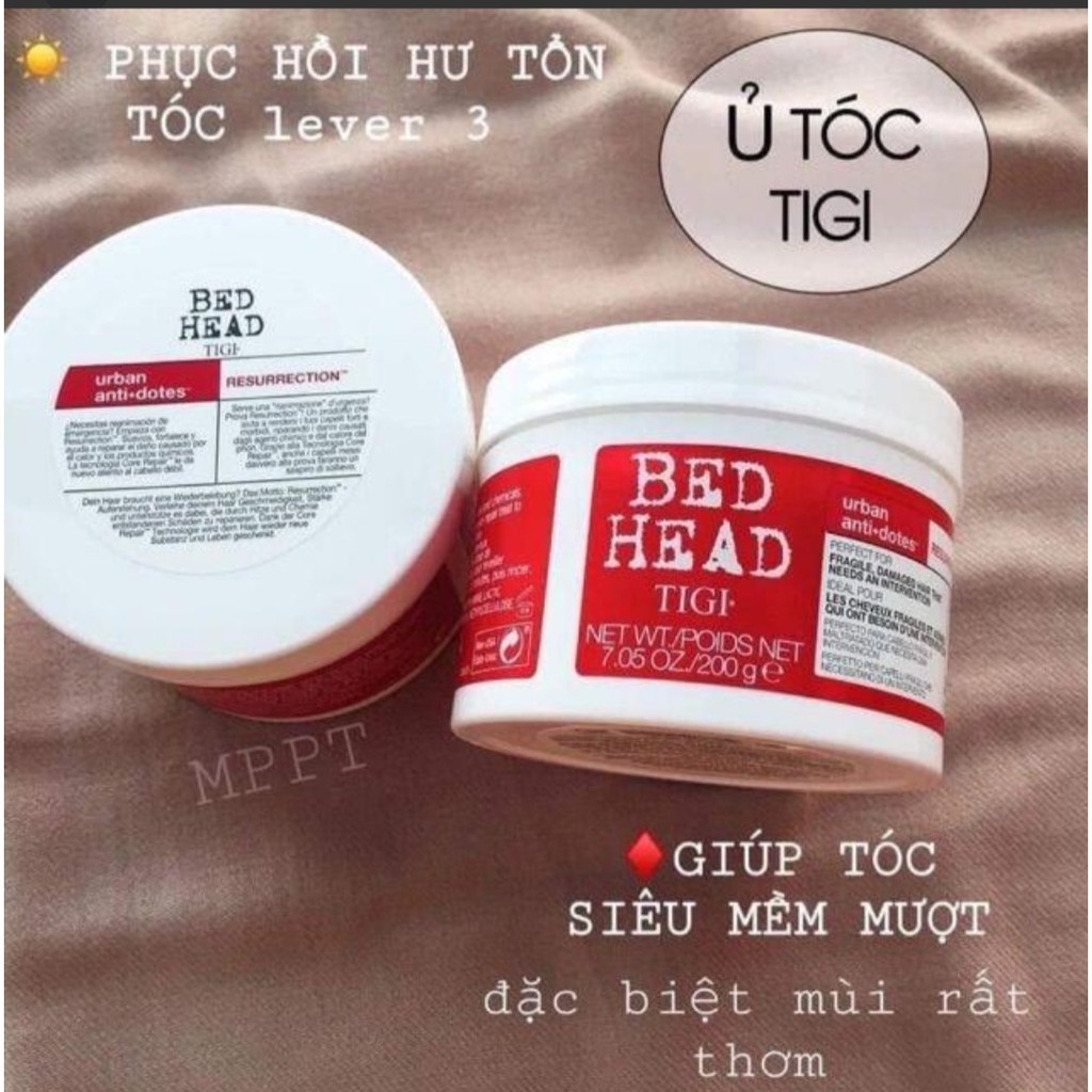 Dầu hấp phục hồi tóc hư tổn Bed Head Tigi 200g